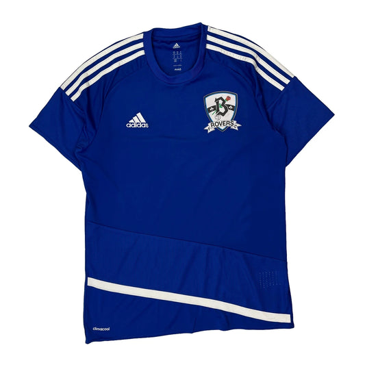 Vintage Rovers Adidas Football Shirt - Medium Blue Polyester