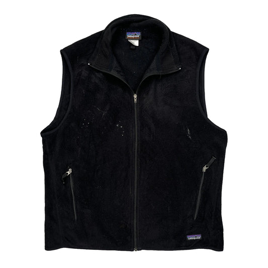 Patagonia Fleece Gilet - XL Black Polyester