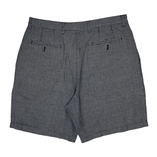 Vintage Tommy Hilfiger Checked Shorts - 36W 9L Grey Cotton