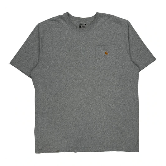 Carhartt T-Shirt - XL Grey Cotton