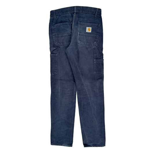 Carhartt Carpenter Trousers - 30W 31L Blue Cotton