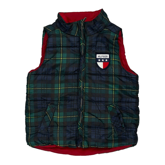12 Months Tommy Hilfiger Checked Gilet - 3XS Multicoloured Polyester