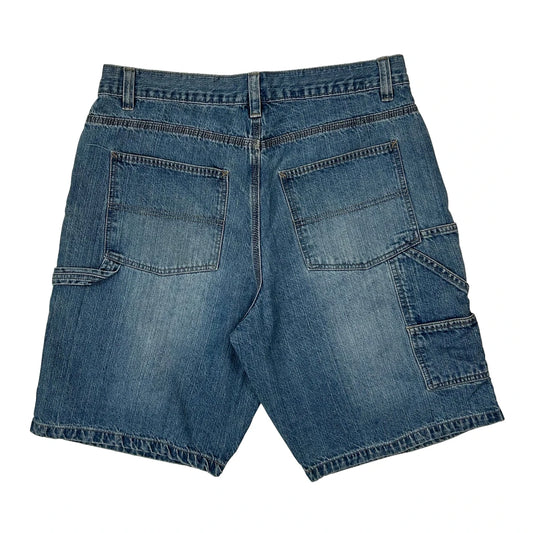 Vintage Open Trails Denim Shorts - 34W 10L Blue Cotton