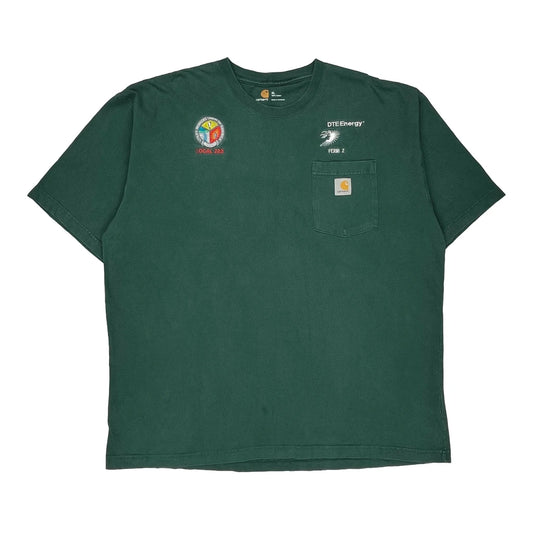 Dte Energy Carhartt T-Shirt - XL Green Cotton