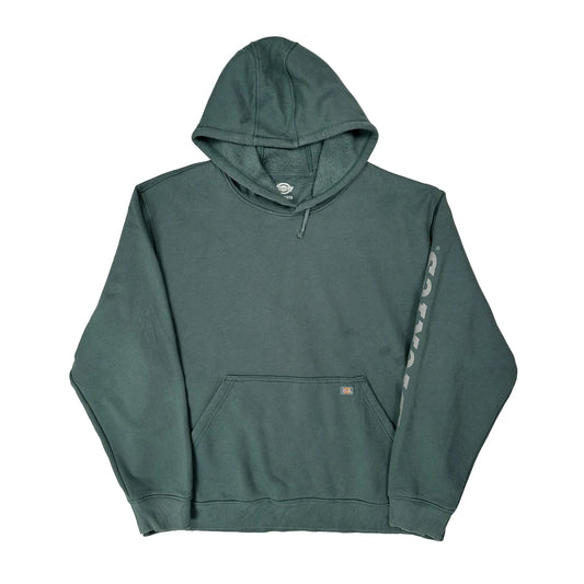 Vintage Dickies Hoodie - 2XL Green Cotton