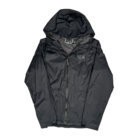 Vintage Mountain Hard Wear Windbreaker - Small Black Nylon