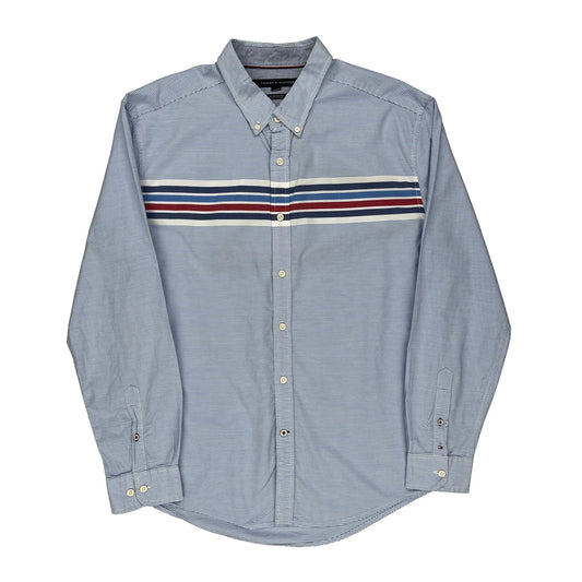 Tommy Hilfiger Striped Shirt - XL Blue Cotton