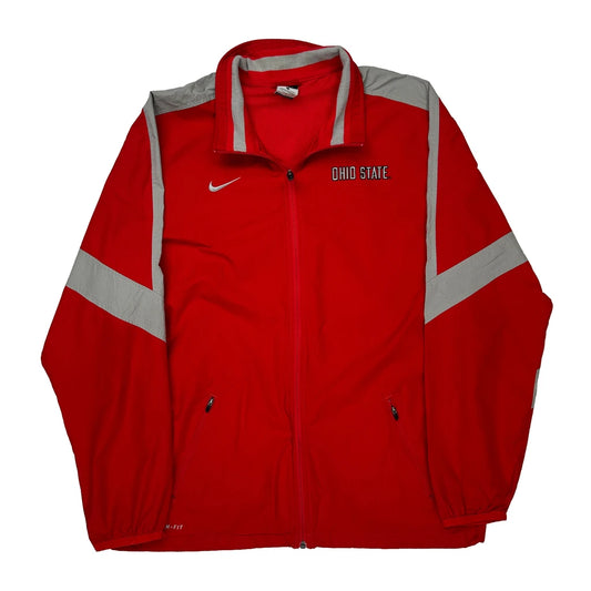 Ohio State Nike Windbreaker - Large Grey Polyester