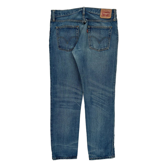 501 Levis Jeans - 32W UK 12 Blue Cotton
