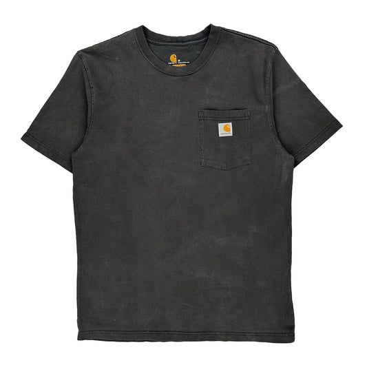 Carhartt T-Shirt - Medium Black Cotton