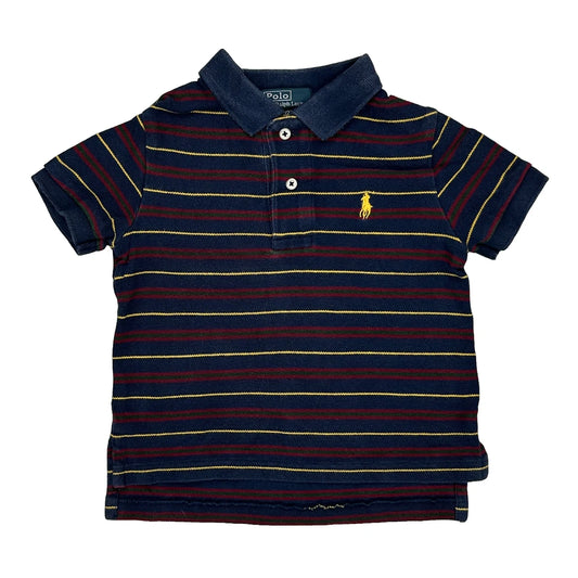 Age 1.5 Polo By Ralph Lauren Striped Polo Shirt - 2XS Multicoloured Cotton