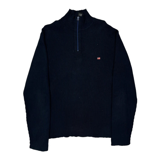 Polo By Ralph Lauren 1/4 Zip - XL Navy Cotton