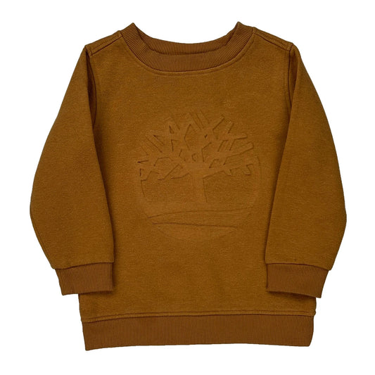 Age 3 Timberland Sweatshirt - 3XS Brown Cotton