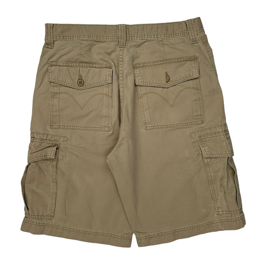 Levis Cargo Cargo Shorts - 33W 10L Beige Cotton