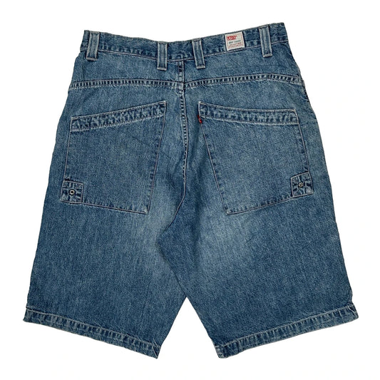 Vintage Levis Denim Shorts - 32W 12L Blue Denim