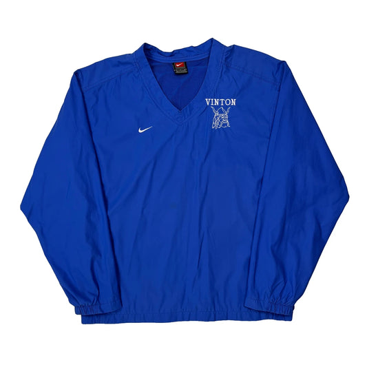 Vintage Vinton Nike Windbreaker - Small Blue Polyester