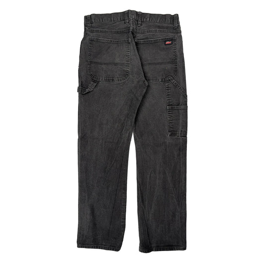 Vintage Dickies Carpenter Trousers - 32W 31L Grey Cotton