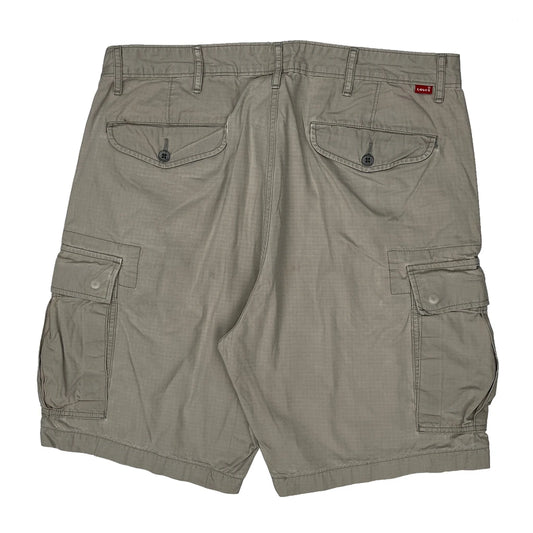 Levis Cargo Shorts - 36W 10L Beige Cotton