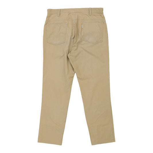 Vintage beige Levis Trousers - mens 35" waist
