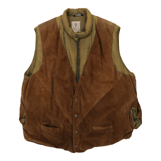 Vintage green 1908s Unbranded Gilet - mens x-large