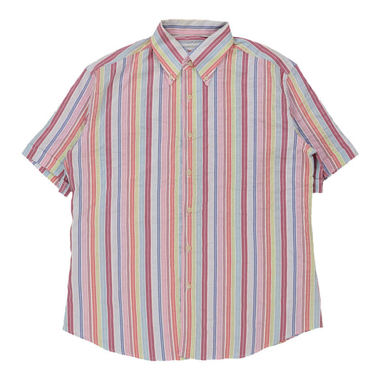 Trussardi Short Sleeve Shirt - 2XL Multicoloured Cotton