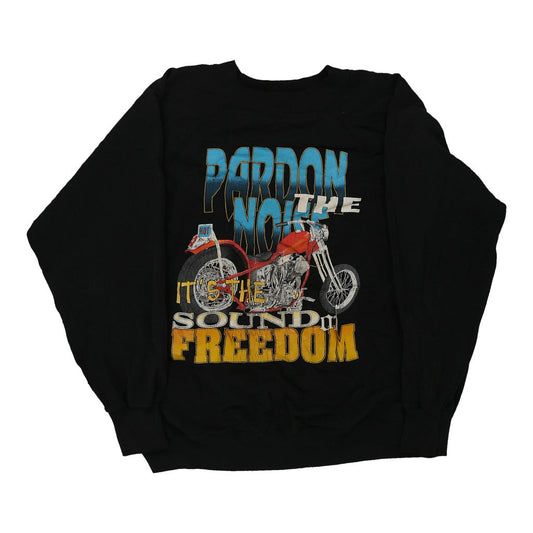 Vintage black 1980s Ultra Sweats Sweatshirt - mens x-large