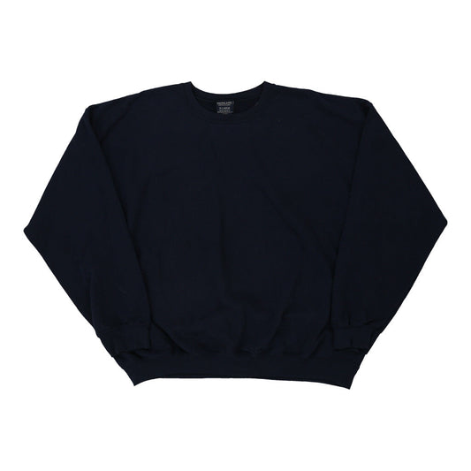 Vintage navy Highland Sweatshirt - mens x-large