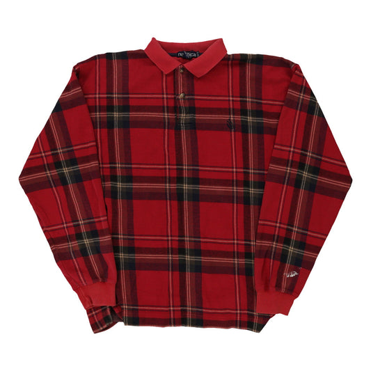 Vintage red Polo Style Nautica Sweatshirt - mens x-large
