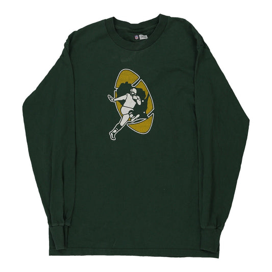 Vintage green Green Bay Packers Nfl Team Apparel Long Sleeve T-Shirt - mens medium