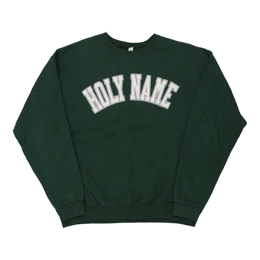 Vintage green Holy Name Jerzees Sweatshirt - womens large