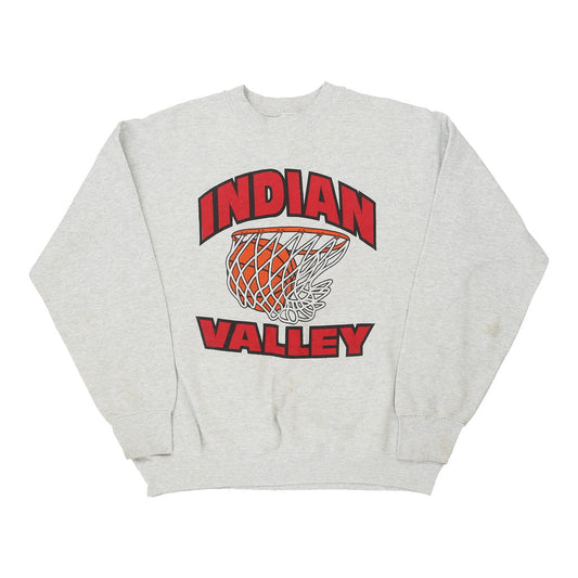 Vintage grey Indian Valley Fruit Of The Loom Sweatshirt - mens large