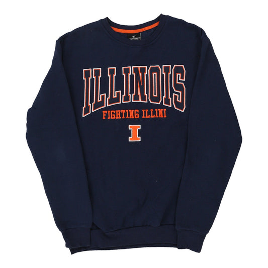 Vintage navy Illinois Fighting Illini Colosseum Sweatshirt - mens small
