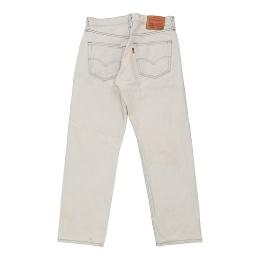 Vintage white 501 Levis Jeans - mens 32" waist