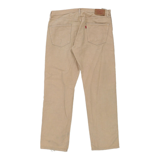 Vintage beige 501 Levis Trousers - mens 36" waist