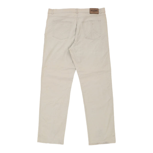 Vintage beige Moschino Trousers - mens 40" waist