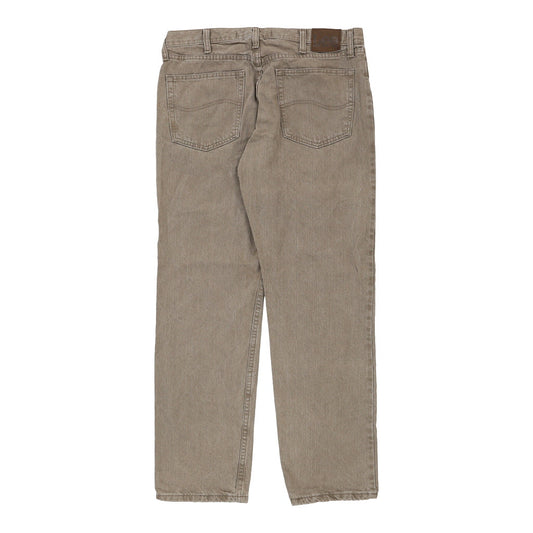 Vintage beige Lee Jeans - mens 34" waist