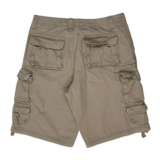 Lee Cargo Shorts - 32W 10L Beige Cotton