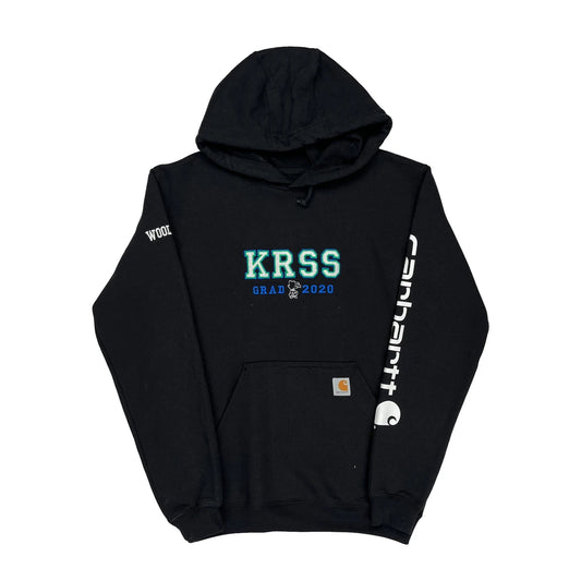 Krss Grad 2020 Carhartt Hoodie - Small Black Cotton