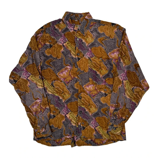 Limit Patterned Shirt - Small Multicoloured Cotton