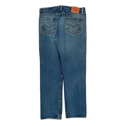 501 Levis Jeans - 34W 32L Blue Cotton