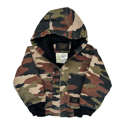 Age 4-5 Walls Camo Jacket - XS Camo Cotton