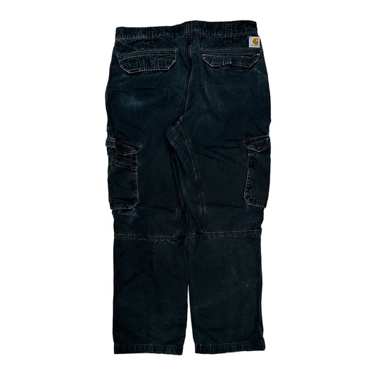 Carhartt Carpenter Trousers - 34W 30L Black Cotton