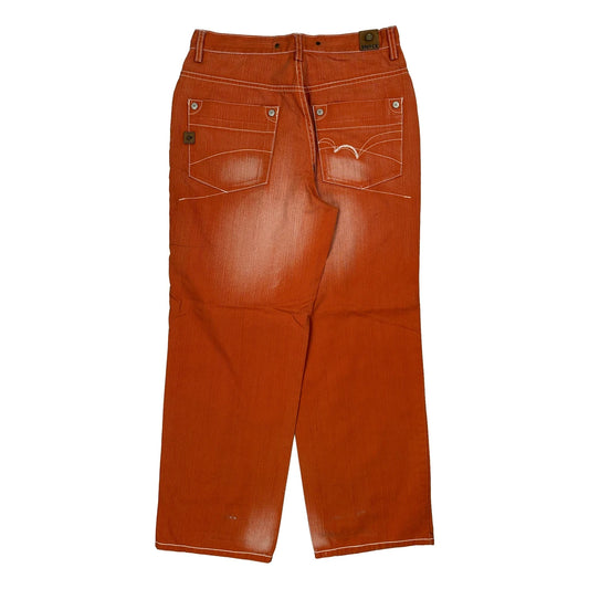 Hip Hop Enyce Jeans - 32W 31L Orange Cotton