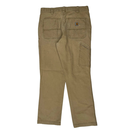 Vintage Carhartt Carpenter Trousers - 33W 32L Beige Cotton