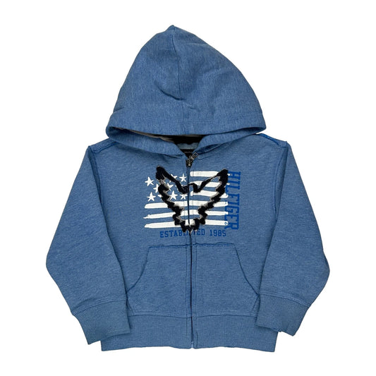 Age 2 Tommy Hilfiger Graphic Hoodie - XS Blue Cotton