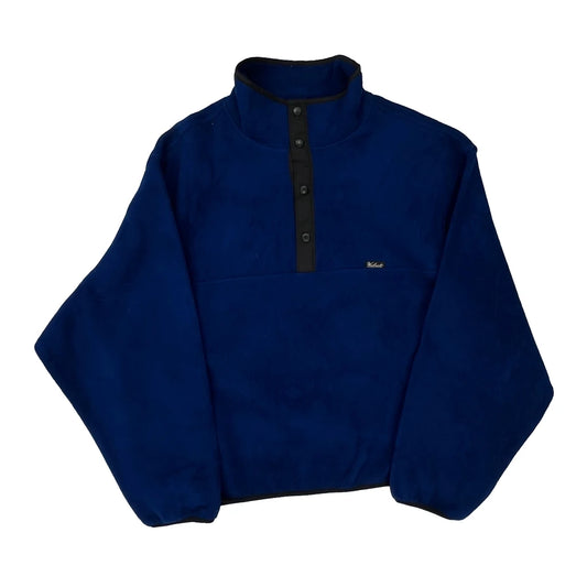 Made In USA Woolrich T Snap Fleece - 2XL Blue Wool