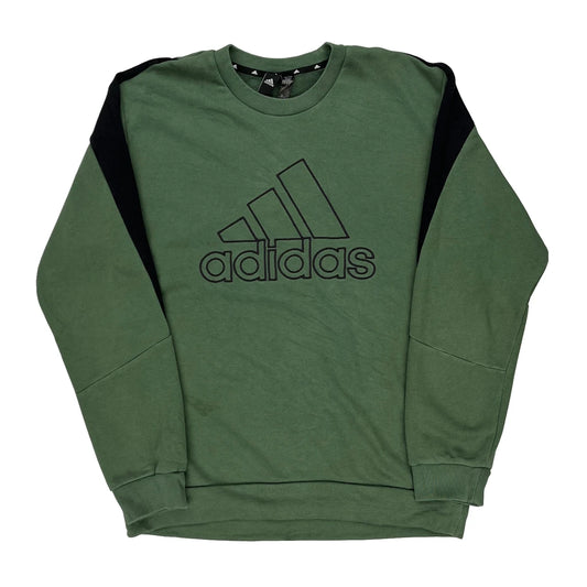 End Plastic Waste Adidas Sweatshirt - Large Black Cotton