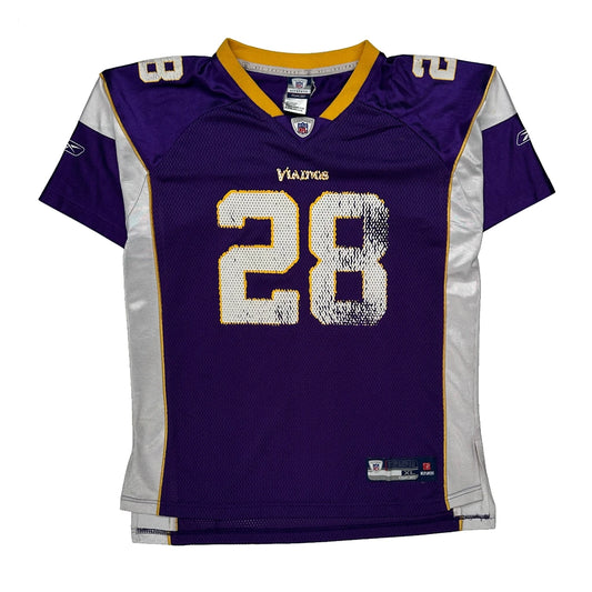 Vintage Age 18-20 Reebok Vikings Jersey - XL Purple Polyester