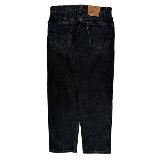 Made In USA Levis 550 Jeans - 33W 30L Black Cotton