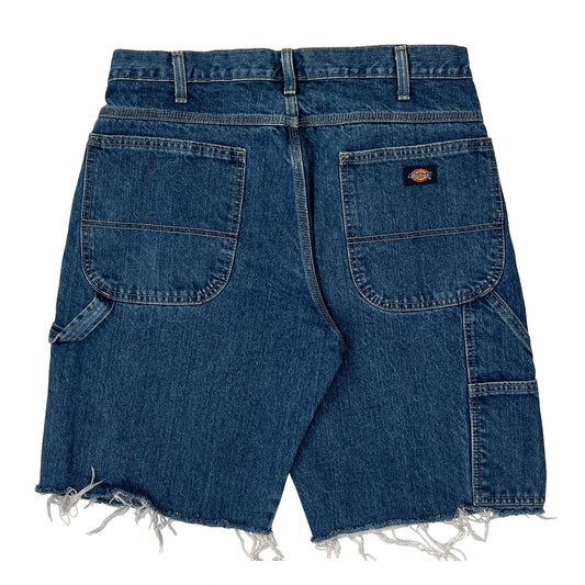 Vintage Dickies Denim Shorts - 32W 10L Blue Cotton